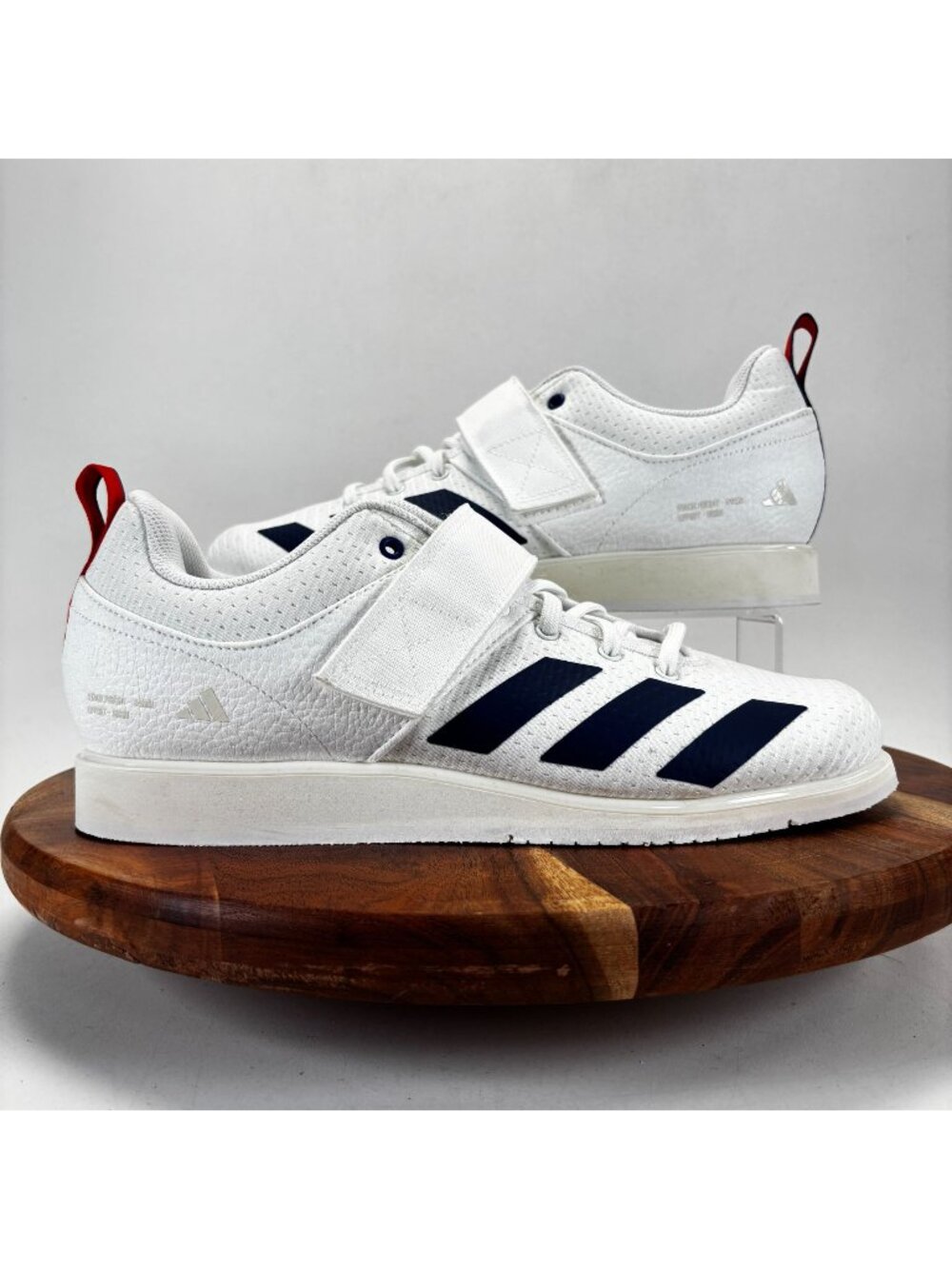 Adidas Powerlift 5 Weight Lifting Shoes Men’s Size 10 JP9878 White Navy Orange